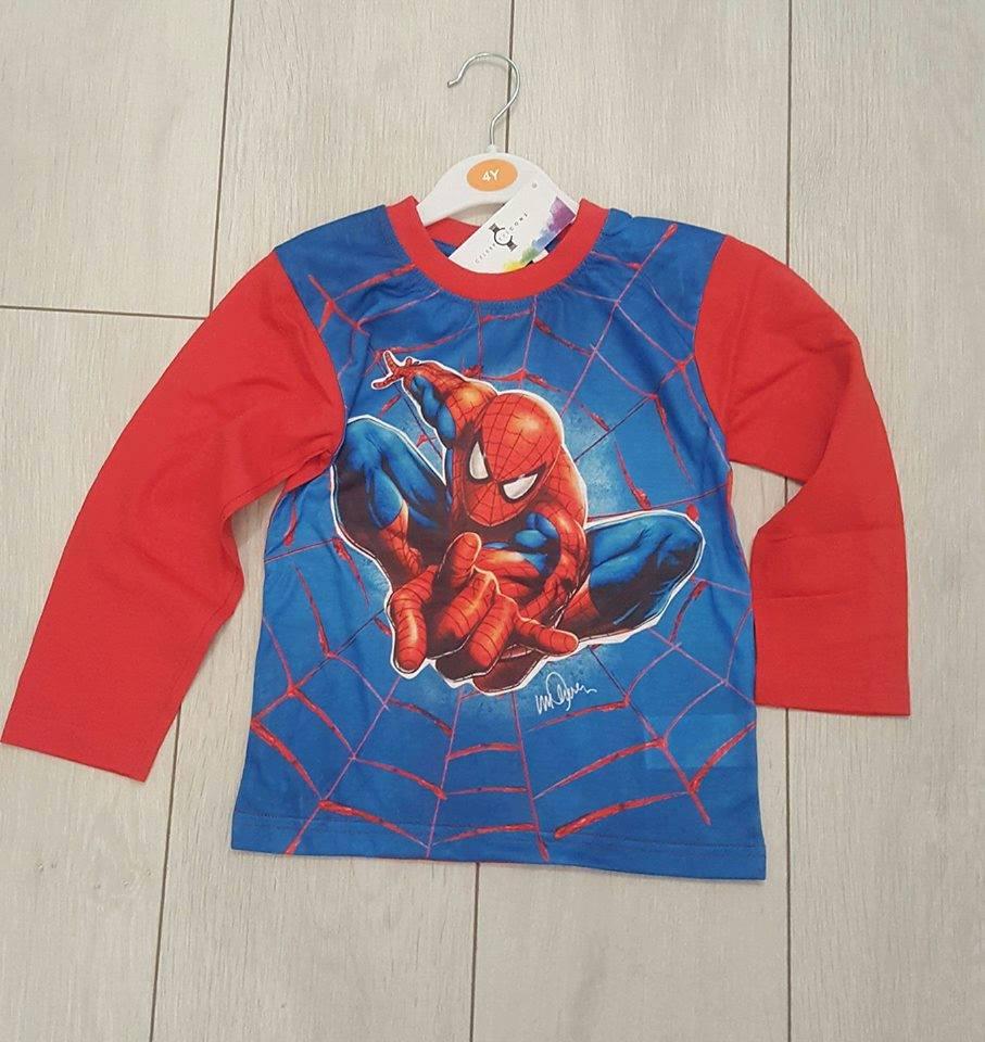 manches  longues spiderman